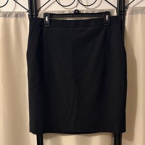 Talbots Classic Black Pencil Skirt